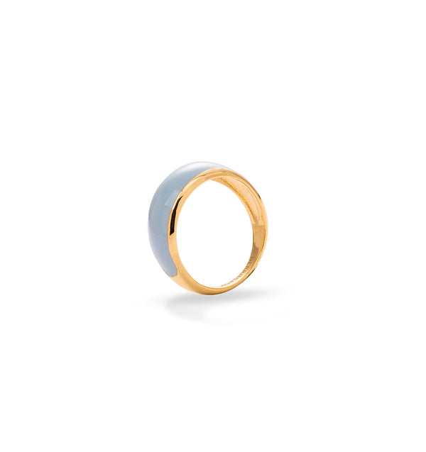 Mini bague bleue vintage Viva