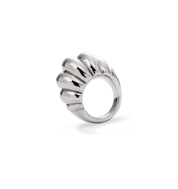 Groove Silver Ring