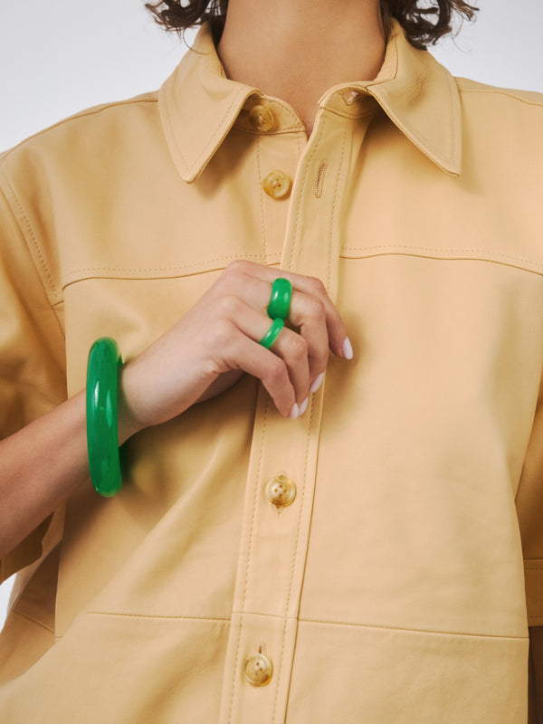 Zielone pierścionki Cactus w połączeniu z bransoletka Bangle Ring Cactus