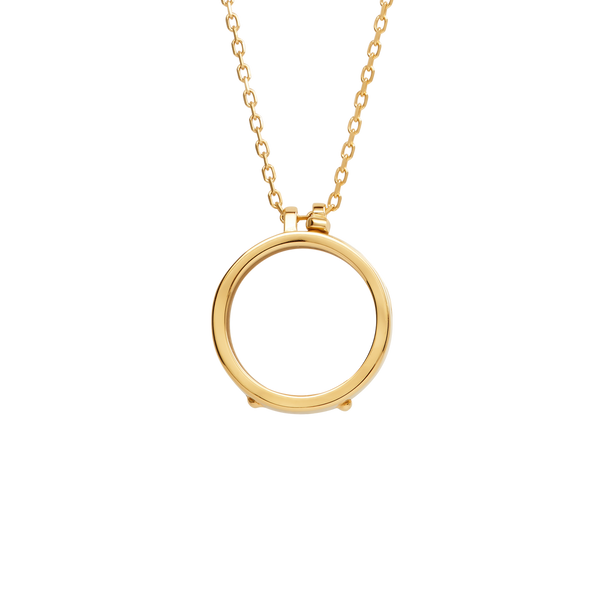 Secrets 18K Black Tulip gold necklace